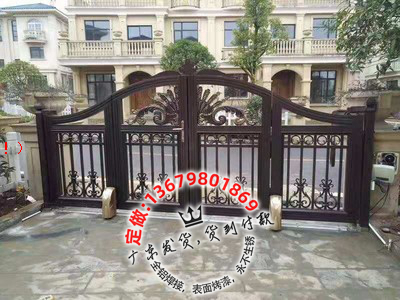 别墅大门，铝艺大门，铸造大门，庭院大门